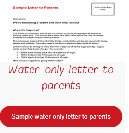 NHF water only letter to parents
